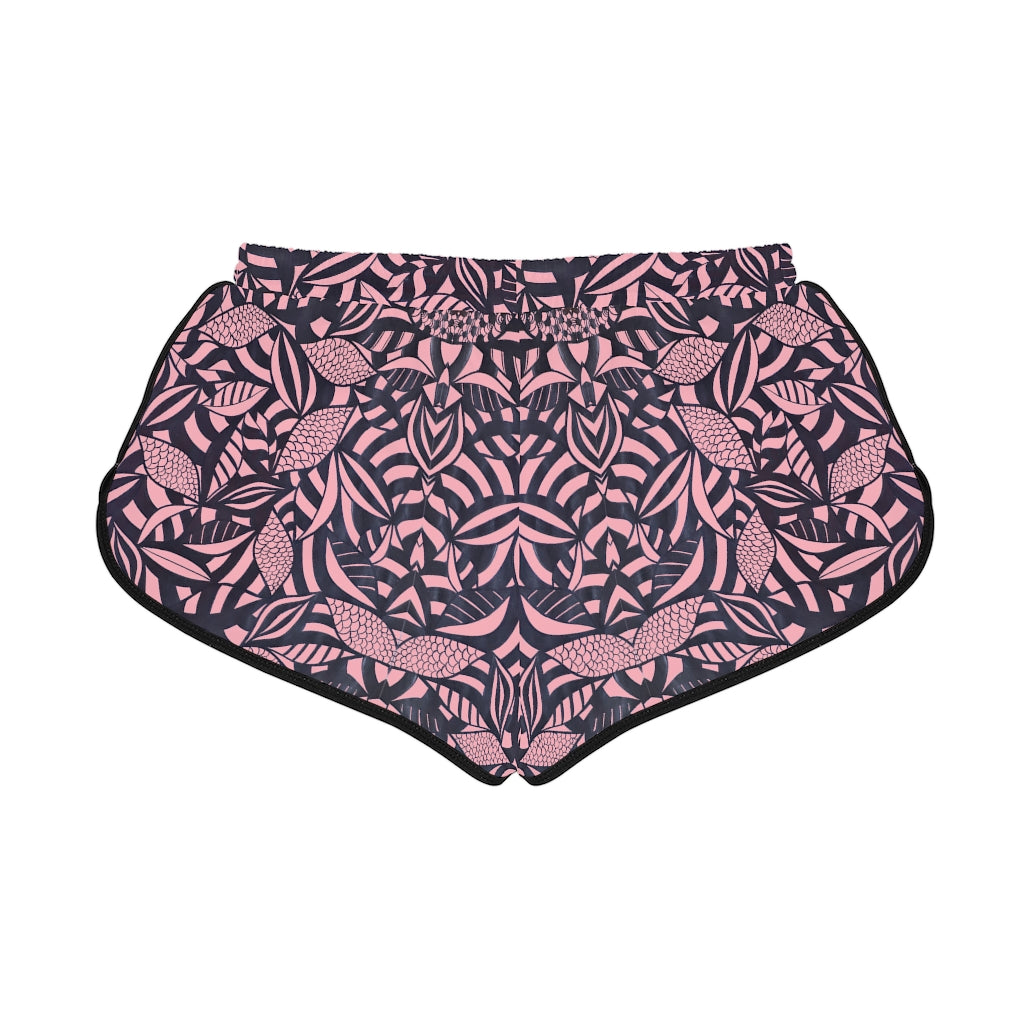 Blush Tropical Minimalist Relaxed Shorts
