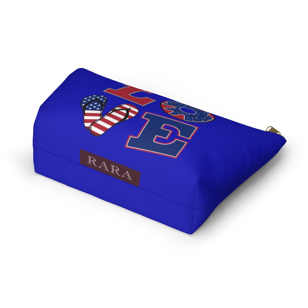 Love Blue Accessory Pouch