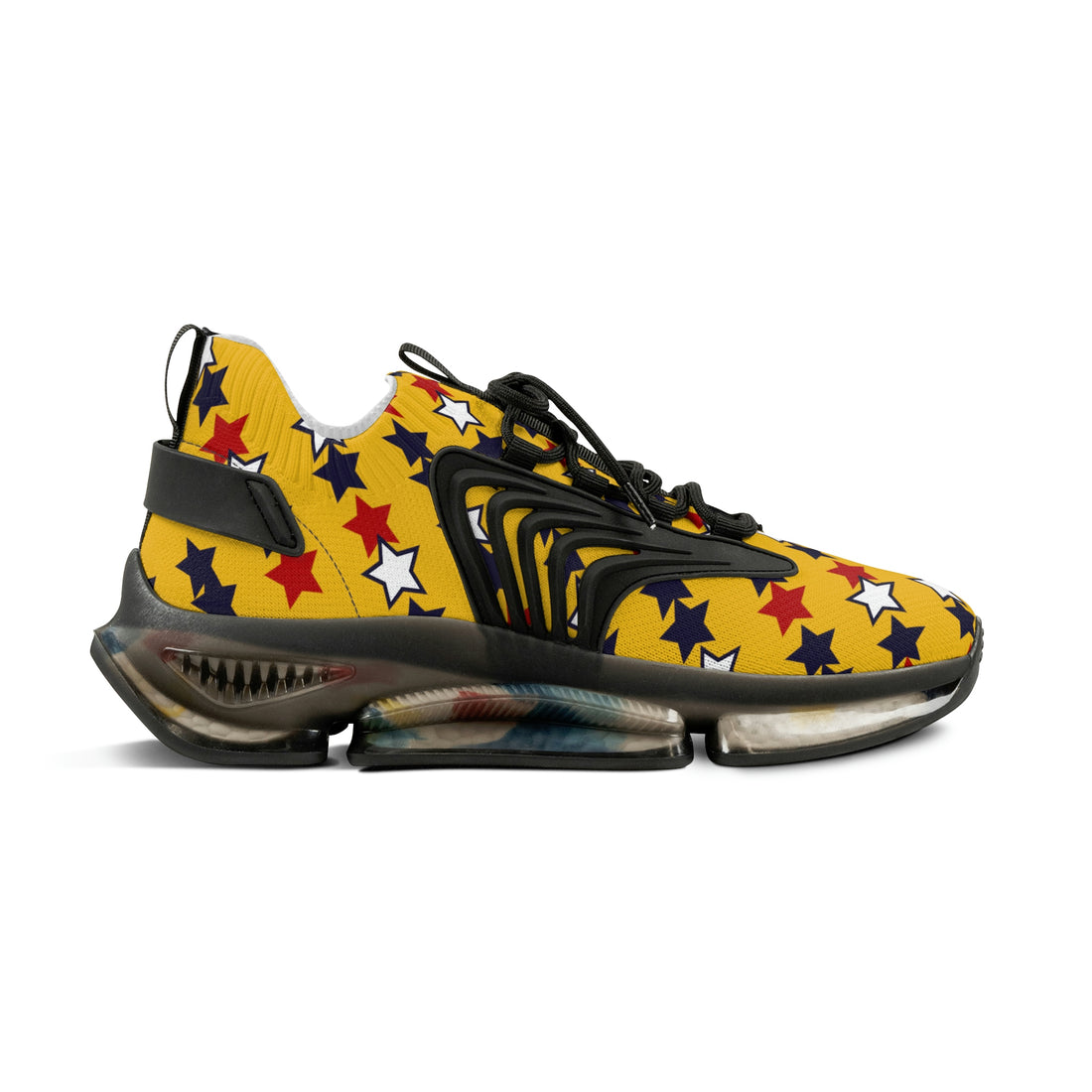 Yellow Starboy OTT Men's Mesh Knit Sneakers