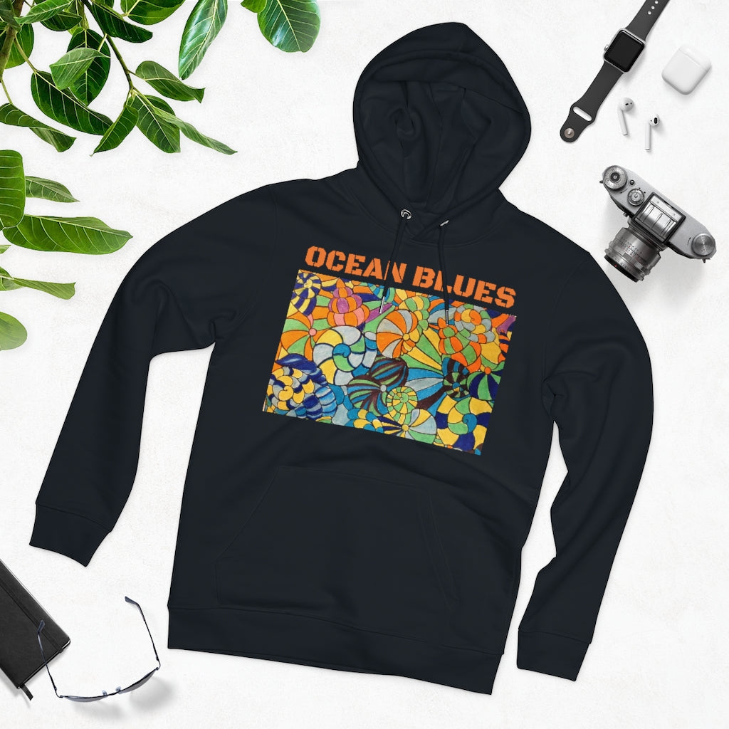 Ocean Blues Unisex Cruiser Organic Hoodie
