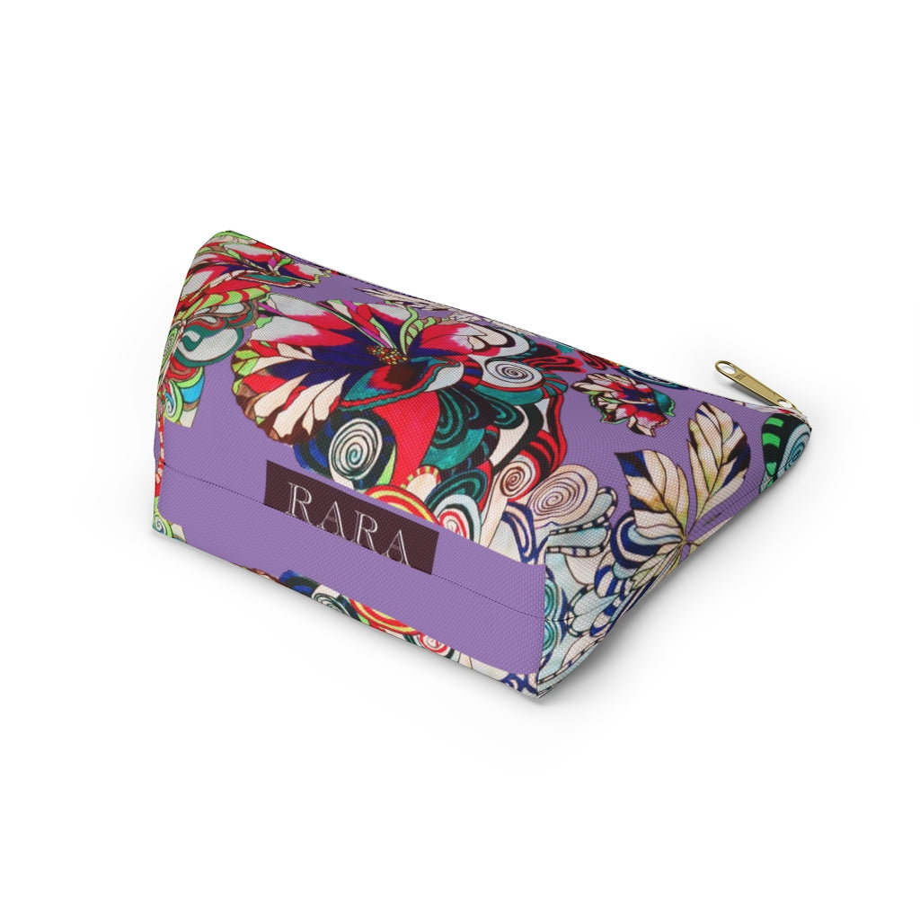 Floral Pop Lilac Accessory Pouch