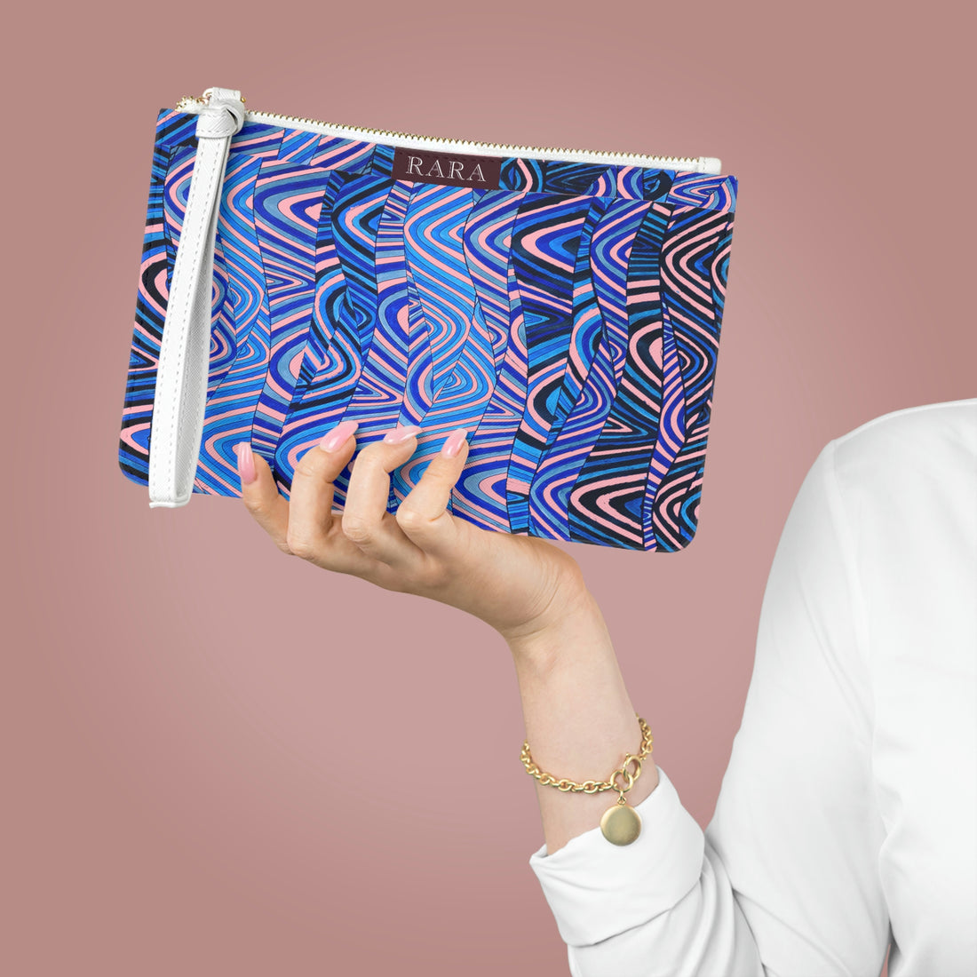 Blush Sonic Clutch Bag