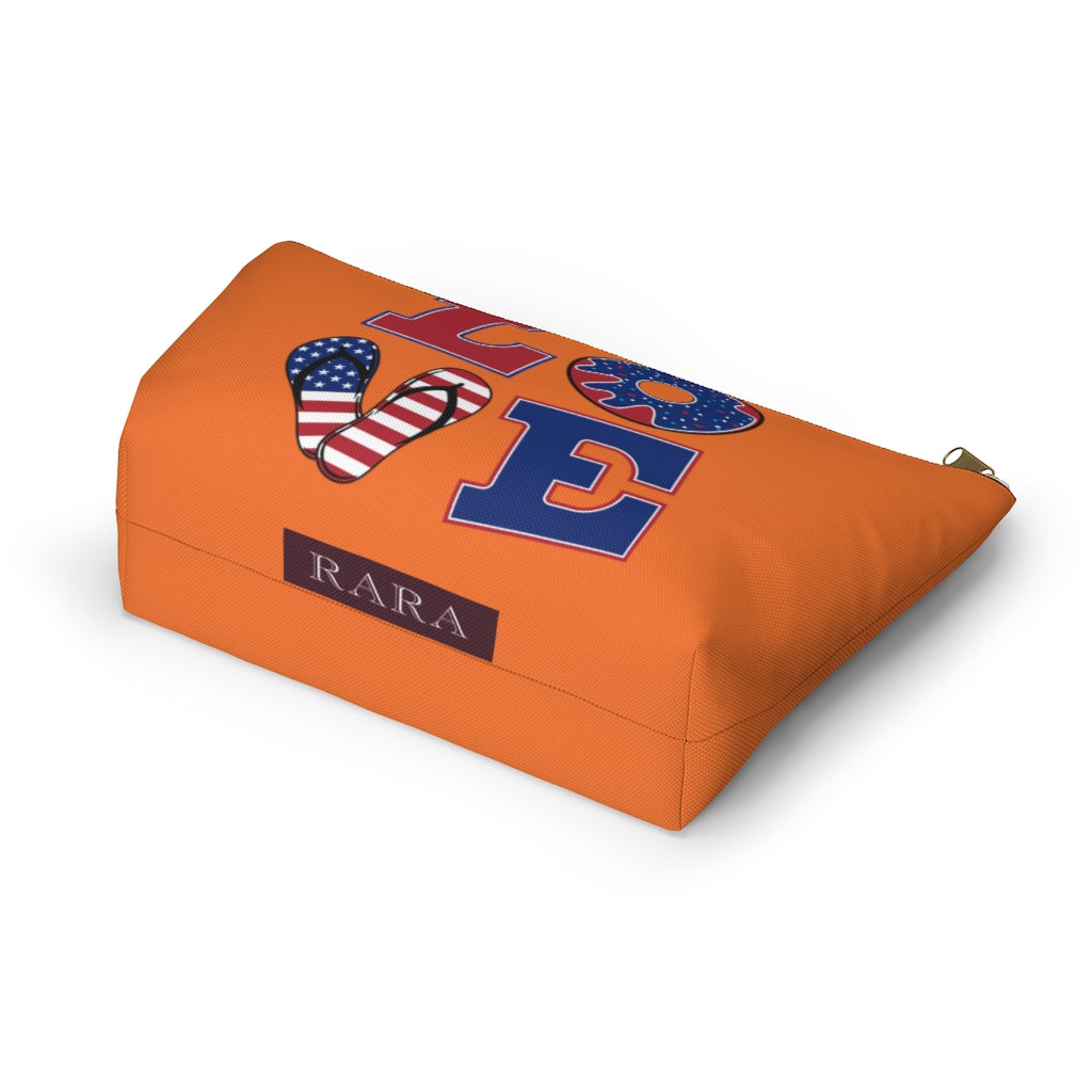 Love Orange Accessory Pouch