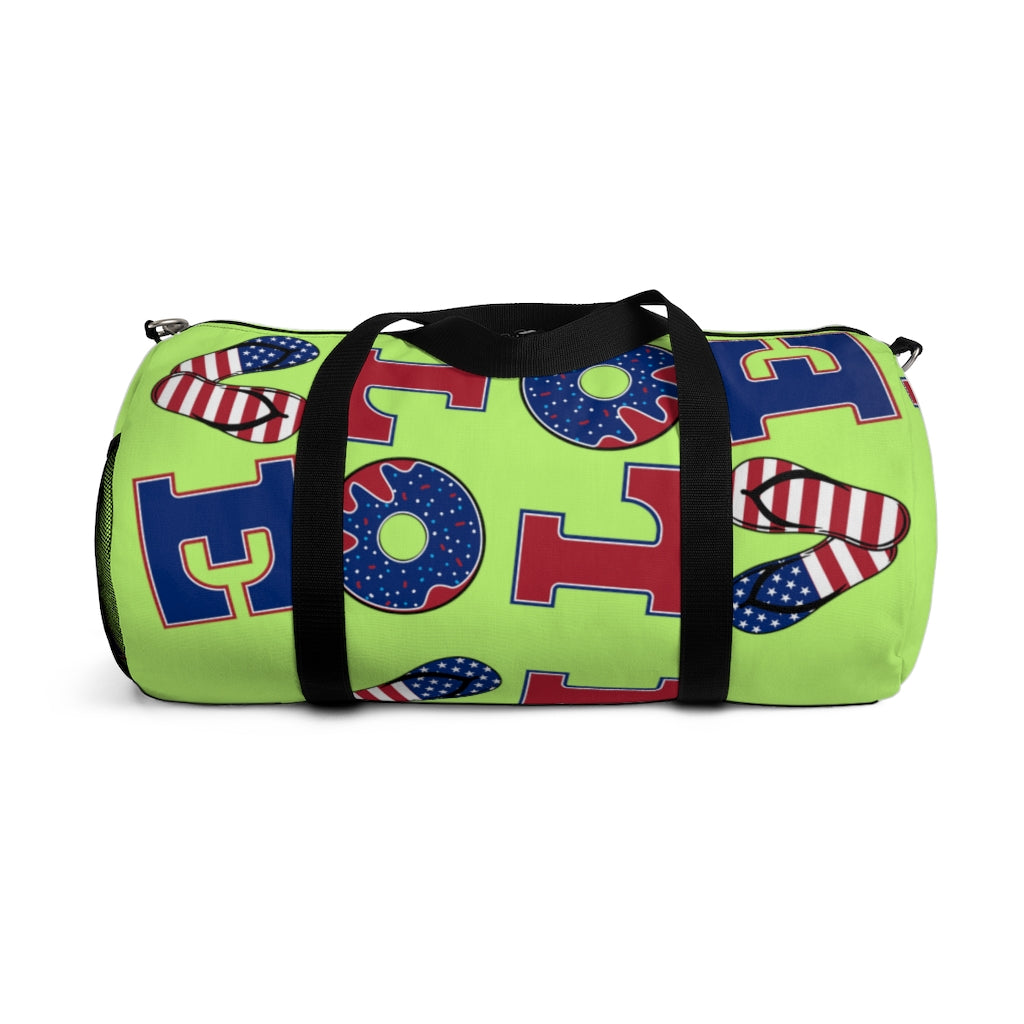 American Love Lime Duffel Bag