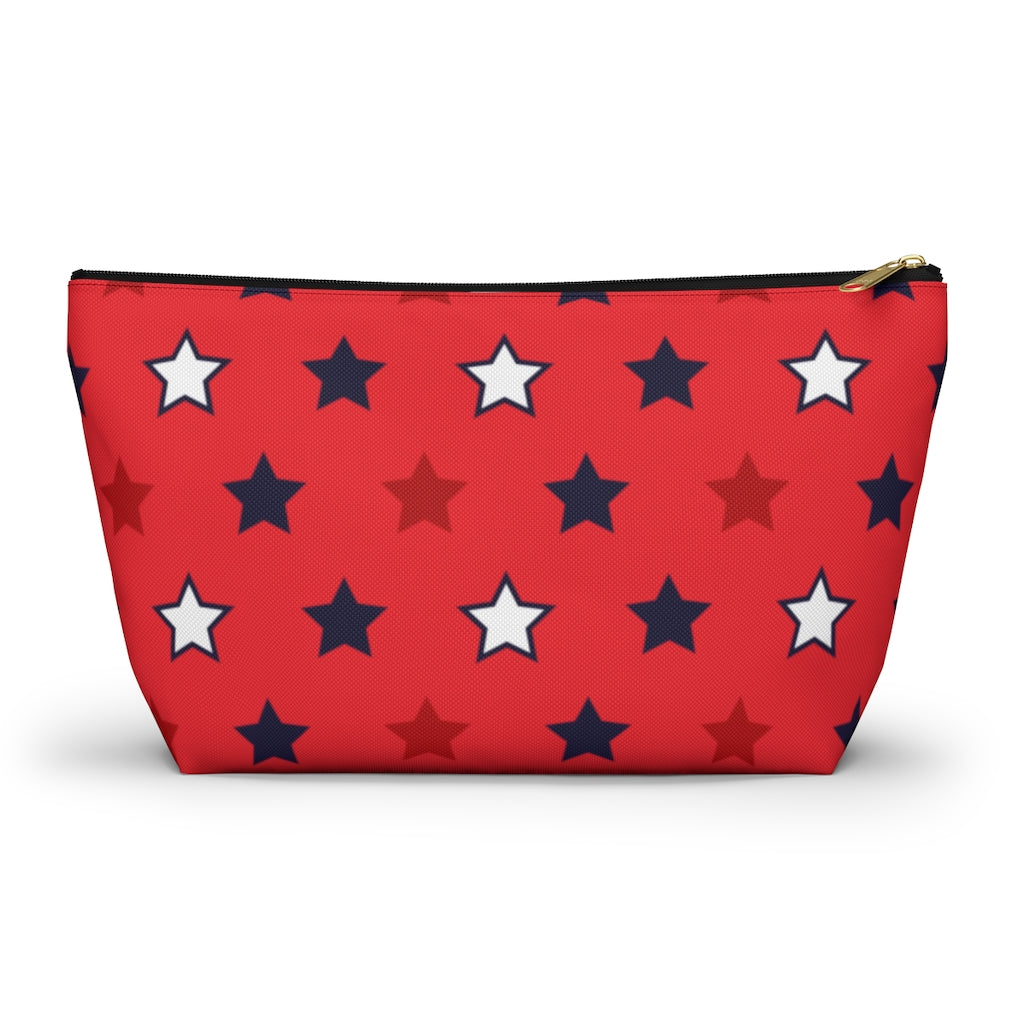 Starry Red Accessory Pouch