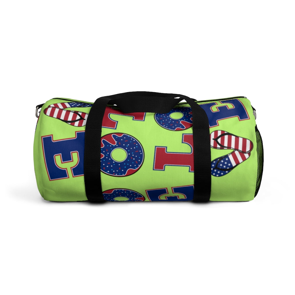 American Love Lime Duffel Bag