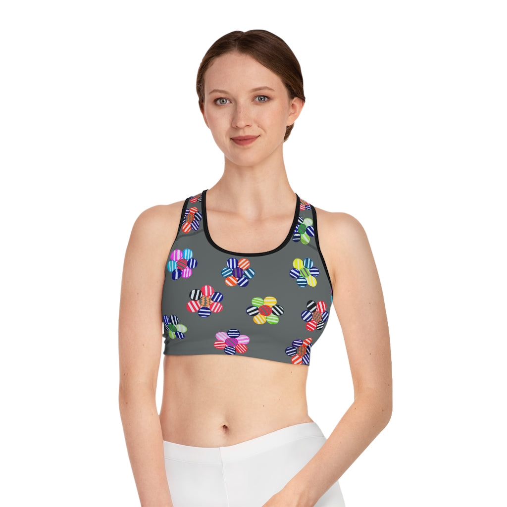 Ash Candy Florals (AOP) Sports Bra
