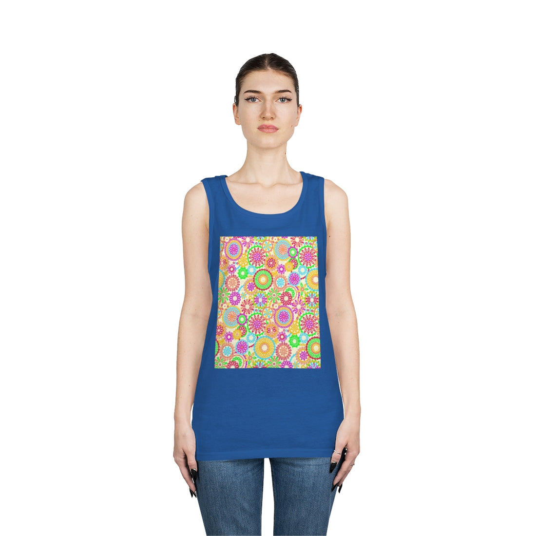 Unisex 70's Vibe Lemon Tank Top