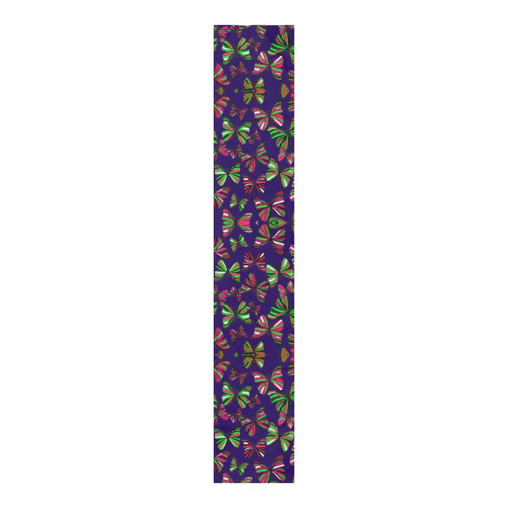 Butterflies Violet Table Runner