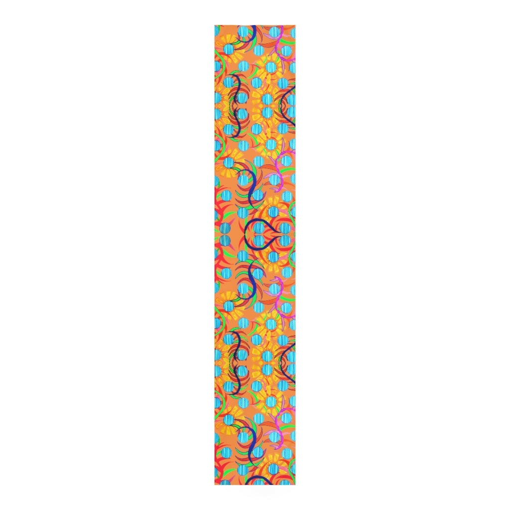 Sunflower Peach Table Runner