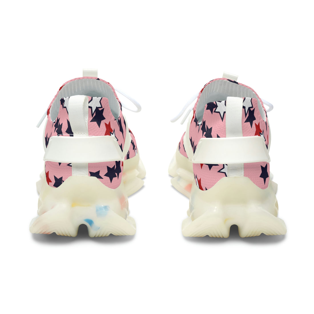 Blush Pink Stargirl OTT Women's Mesh Knit Sneakers