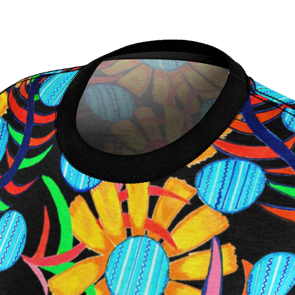 Sunflower AOP Black T-shirt