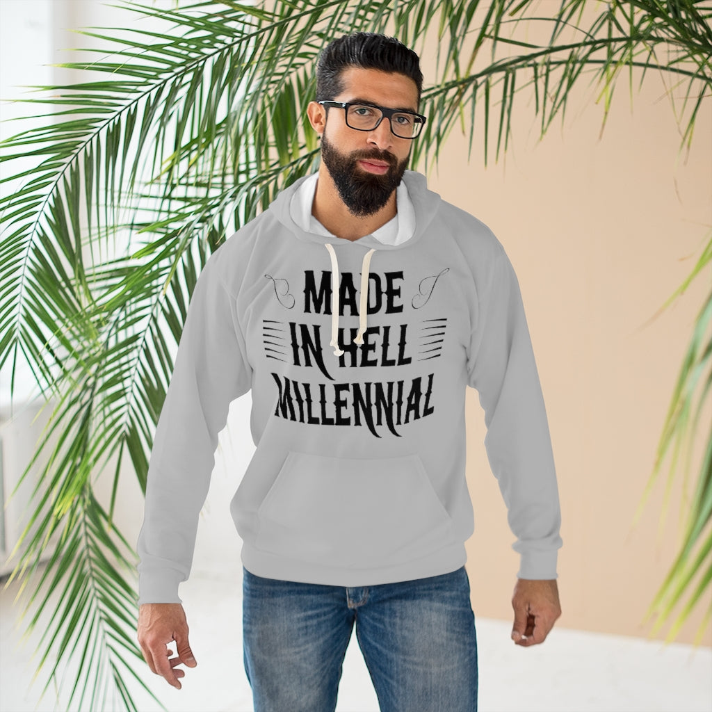 Millennial Pullover Grey Hoodie