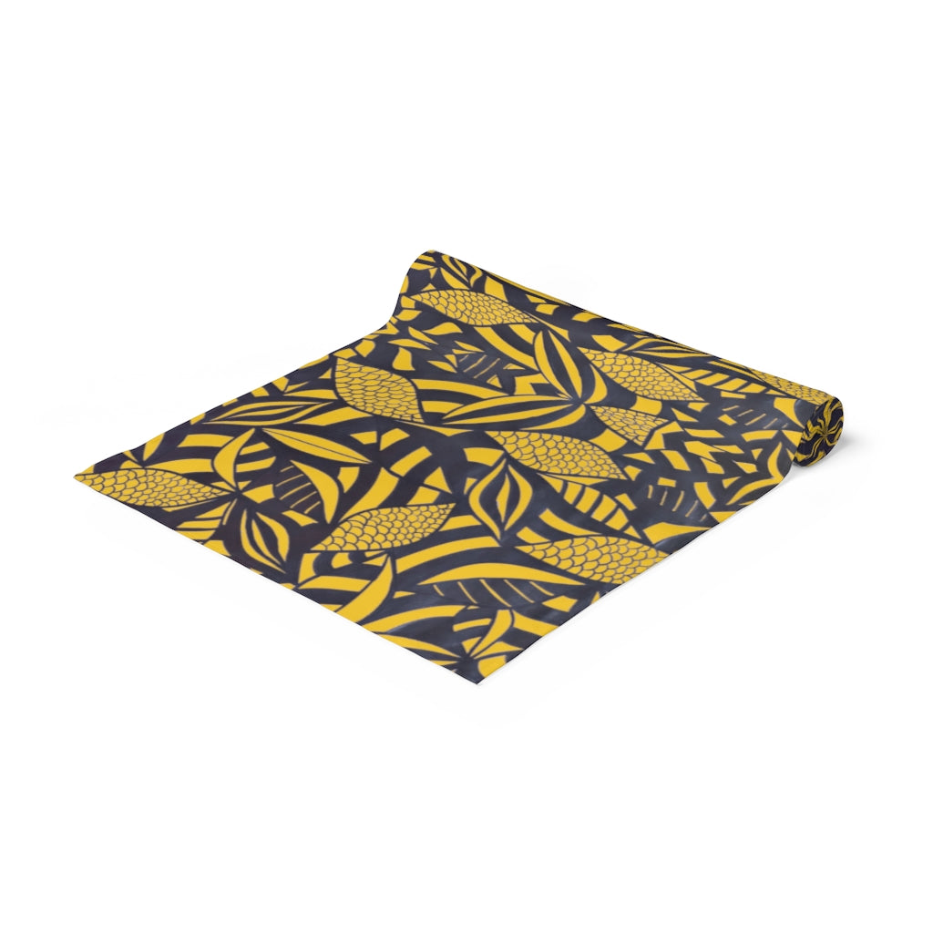 Tropical Yellow Table Runner