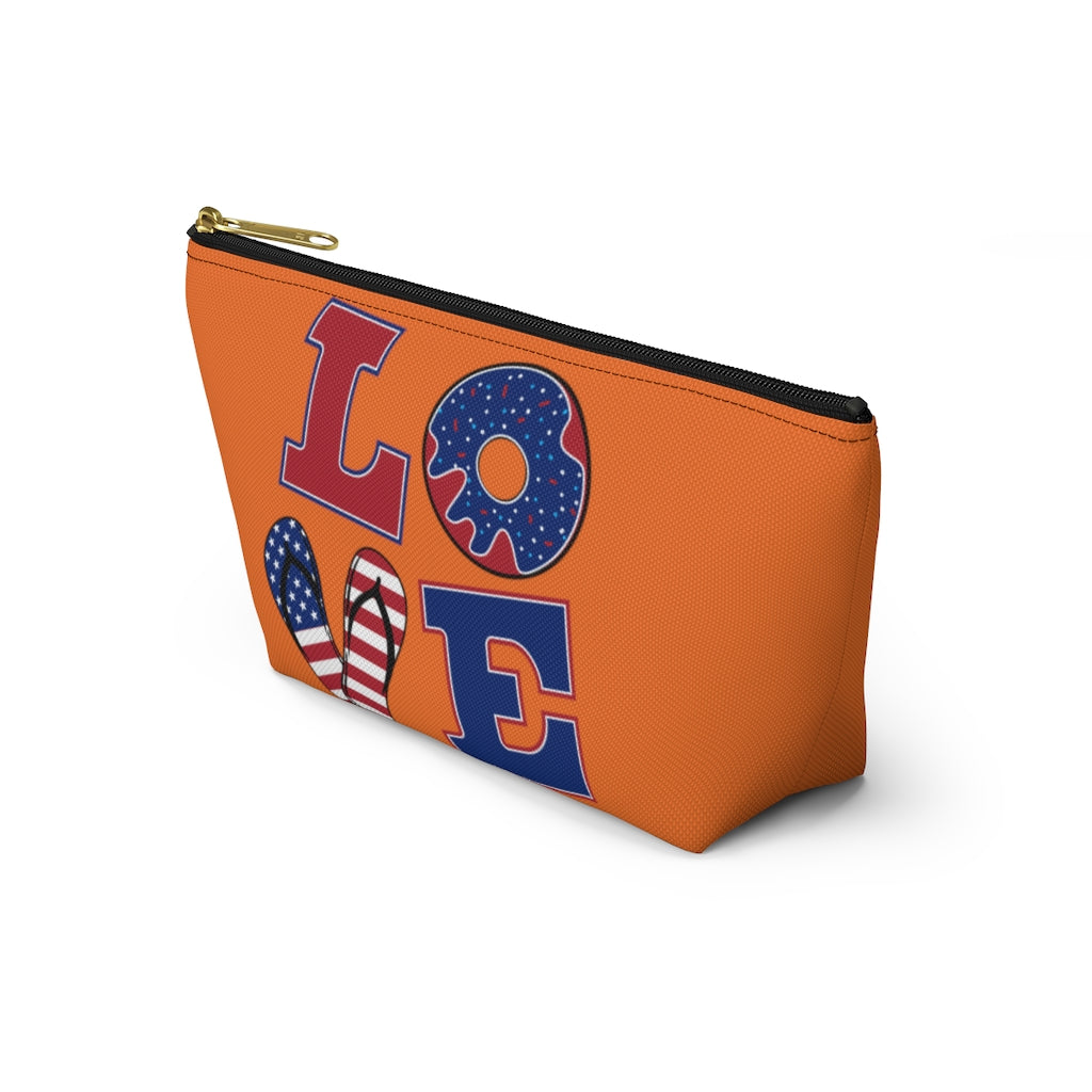 Love Orange Accessory Pouch