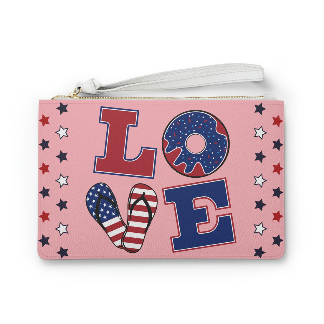 Blush American Love Clutch Bag