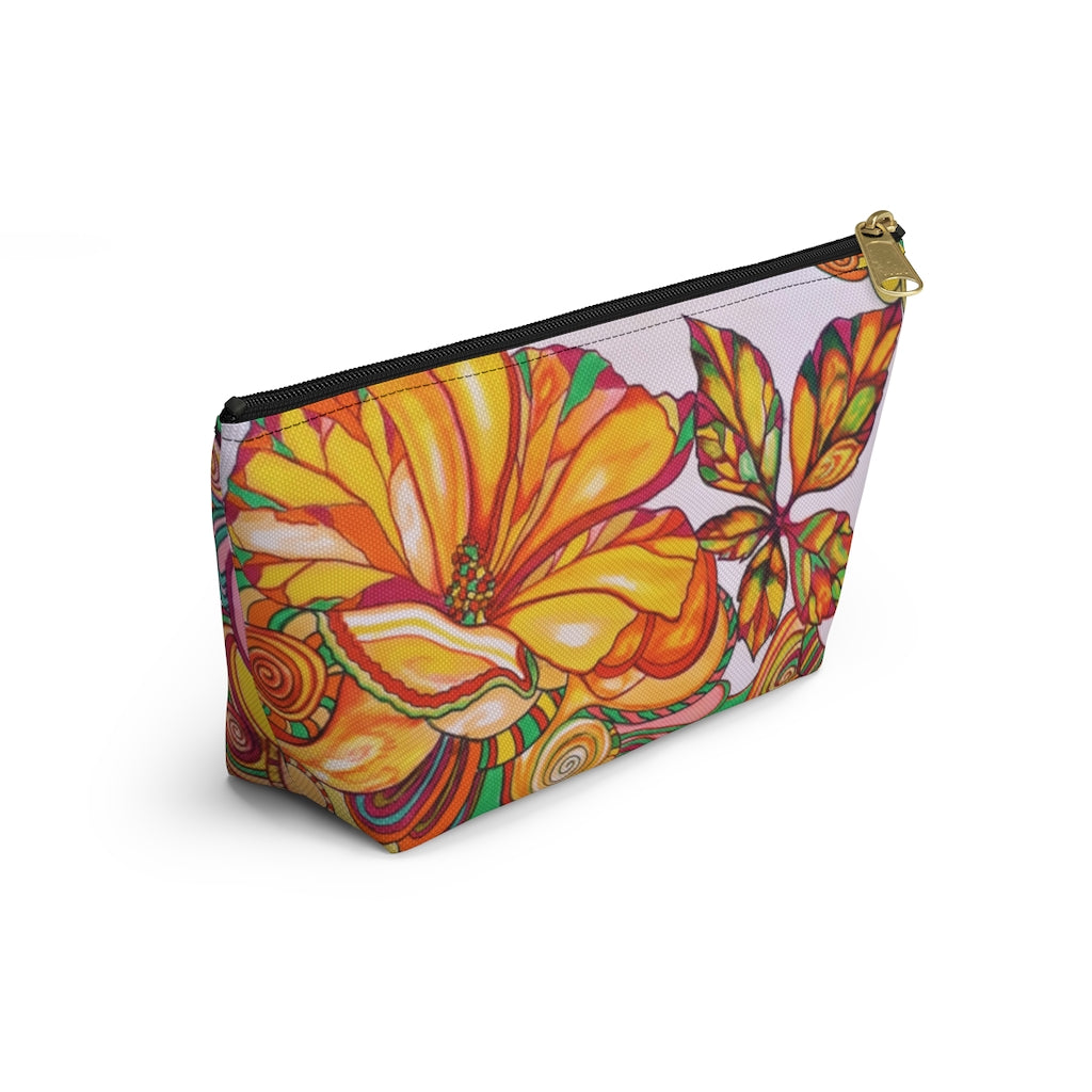 Artsy Floral Accessory Pouch