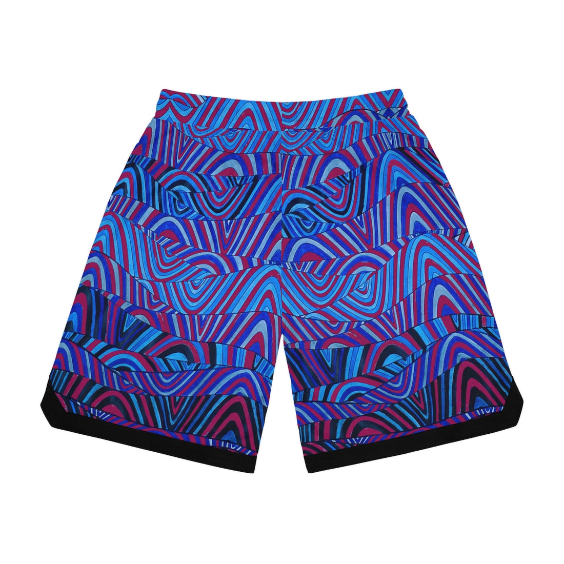 Orchid Sonic Basketball Rib Shorts (AOP)