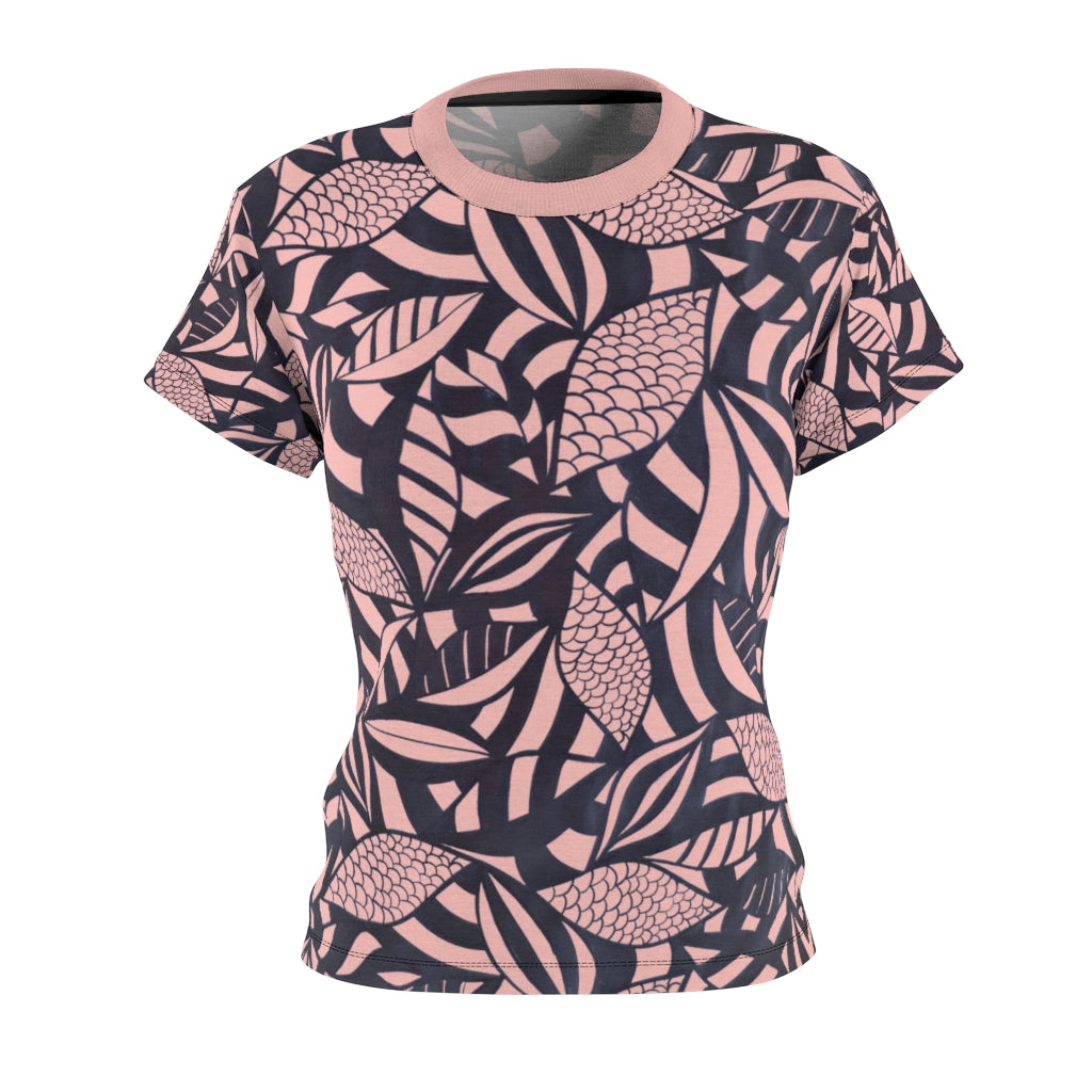 Tropical Minimalist AOP Blush T-shirt