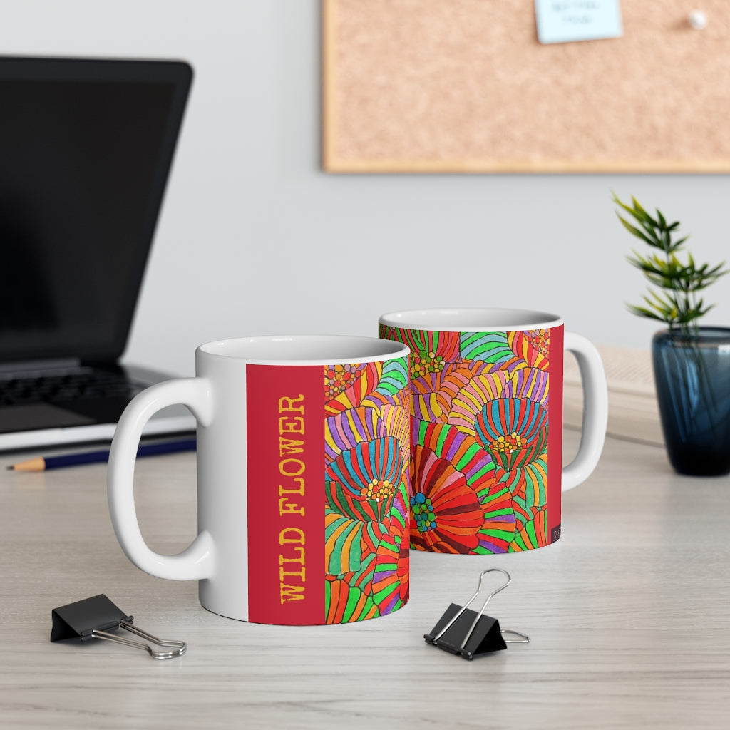 Wild Fire Ceramic Mug 11oz