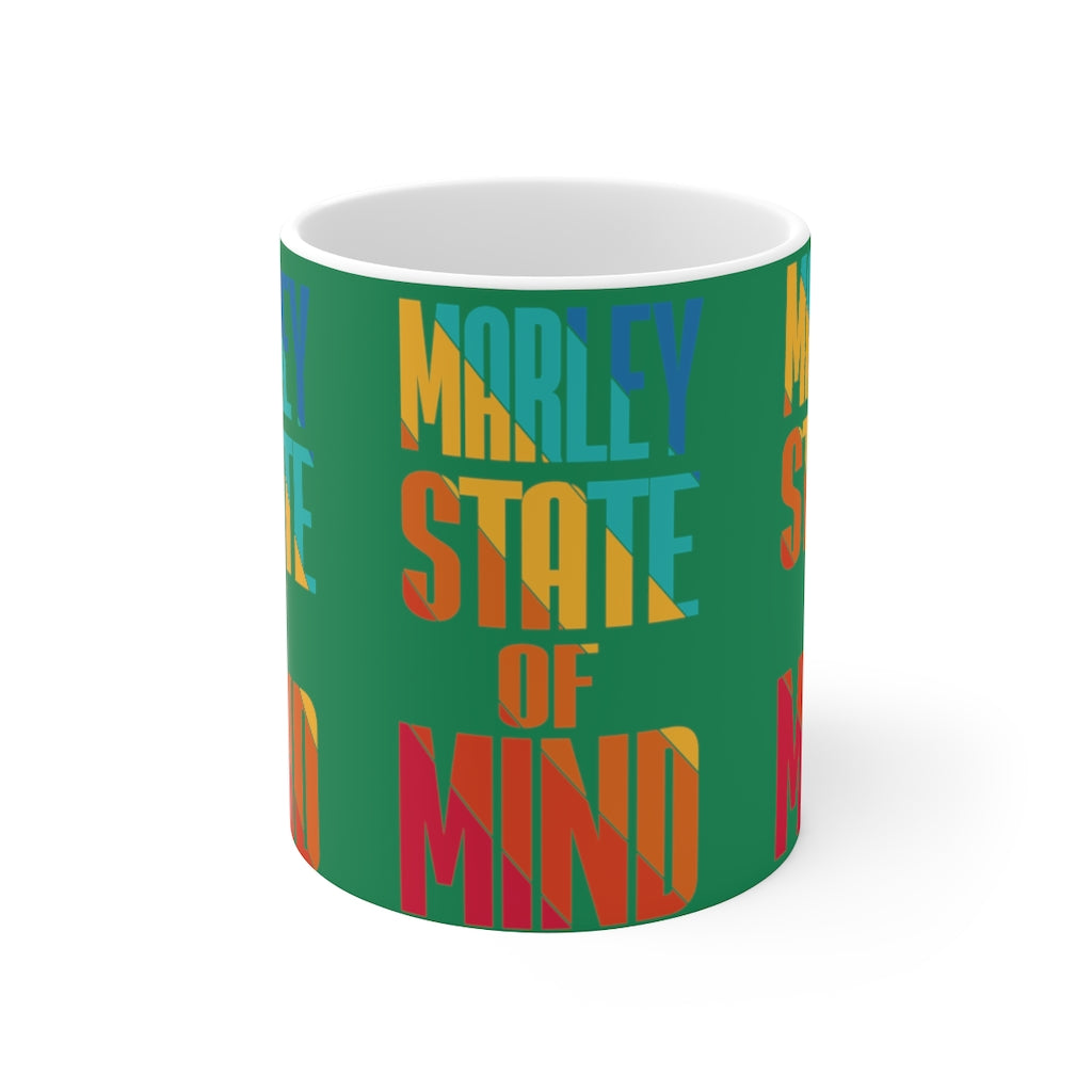 Marley Lawn Green Multi Print Ceramic Mug 11oz