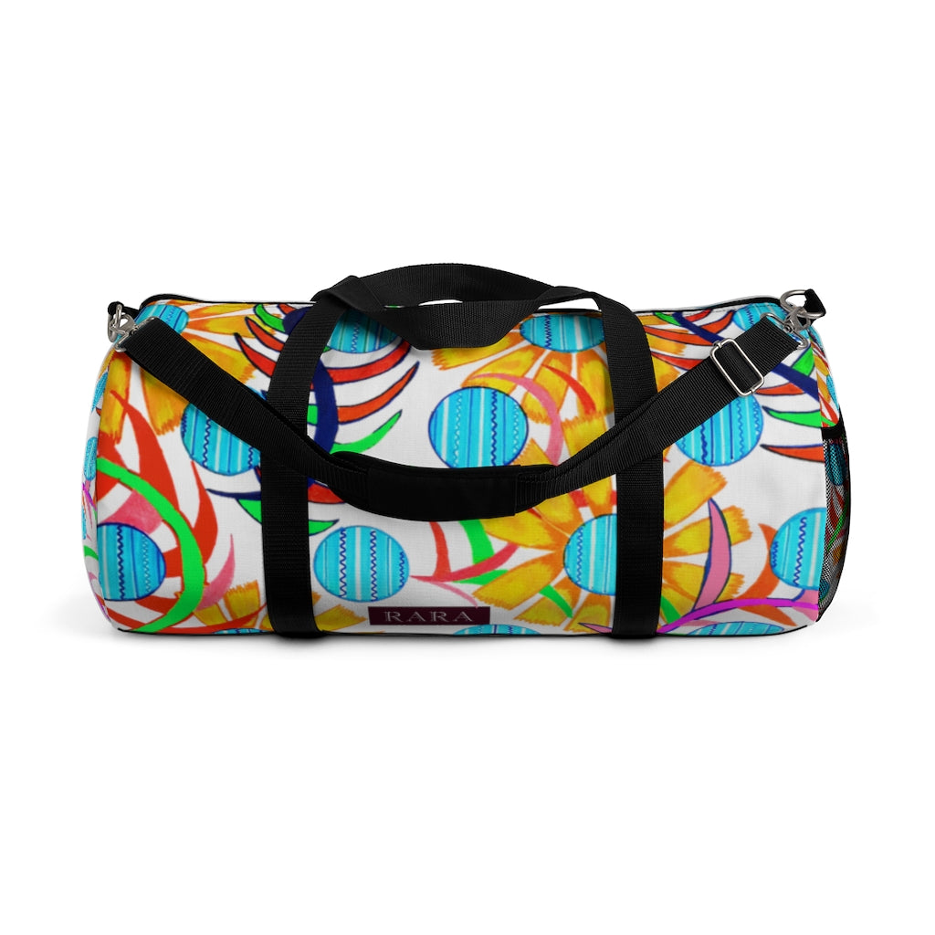 Sunflower Jet White Duffel Bag