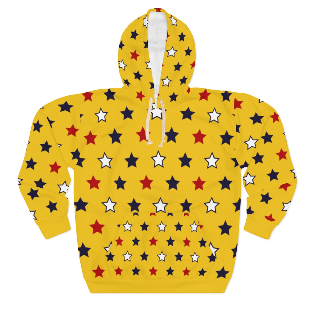 Yellow Star Pullover Hoodie