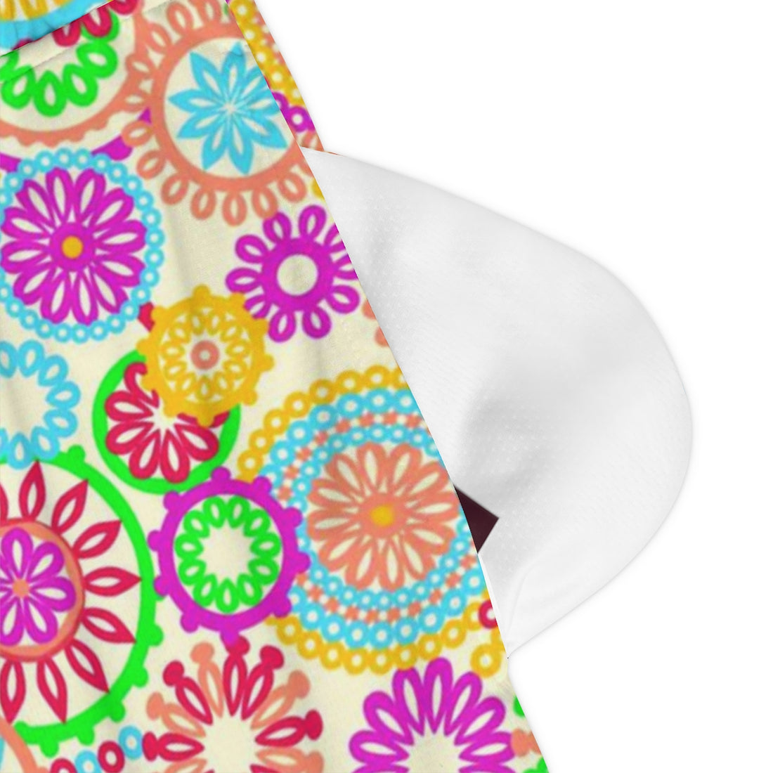 Lemon 70's Vibe Basketball Rib Shorts (AOP)