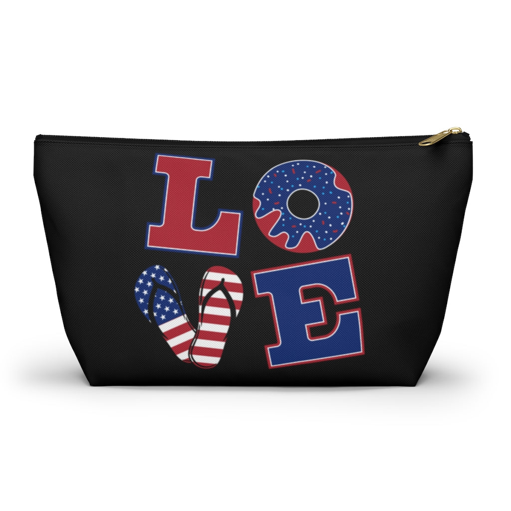 Love Black Accessory Pouch