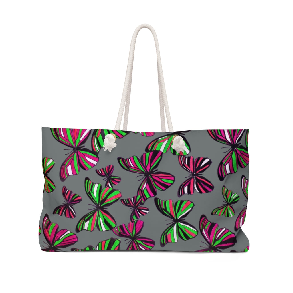 Butterflies Ash Weekender Bag