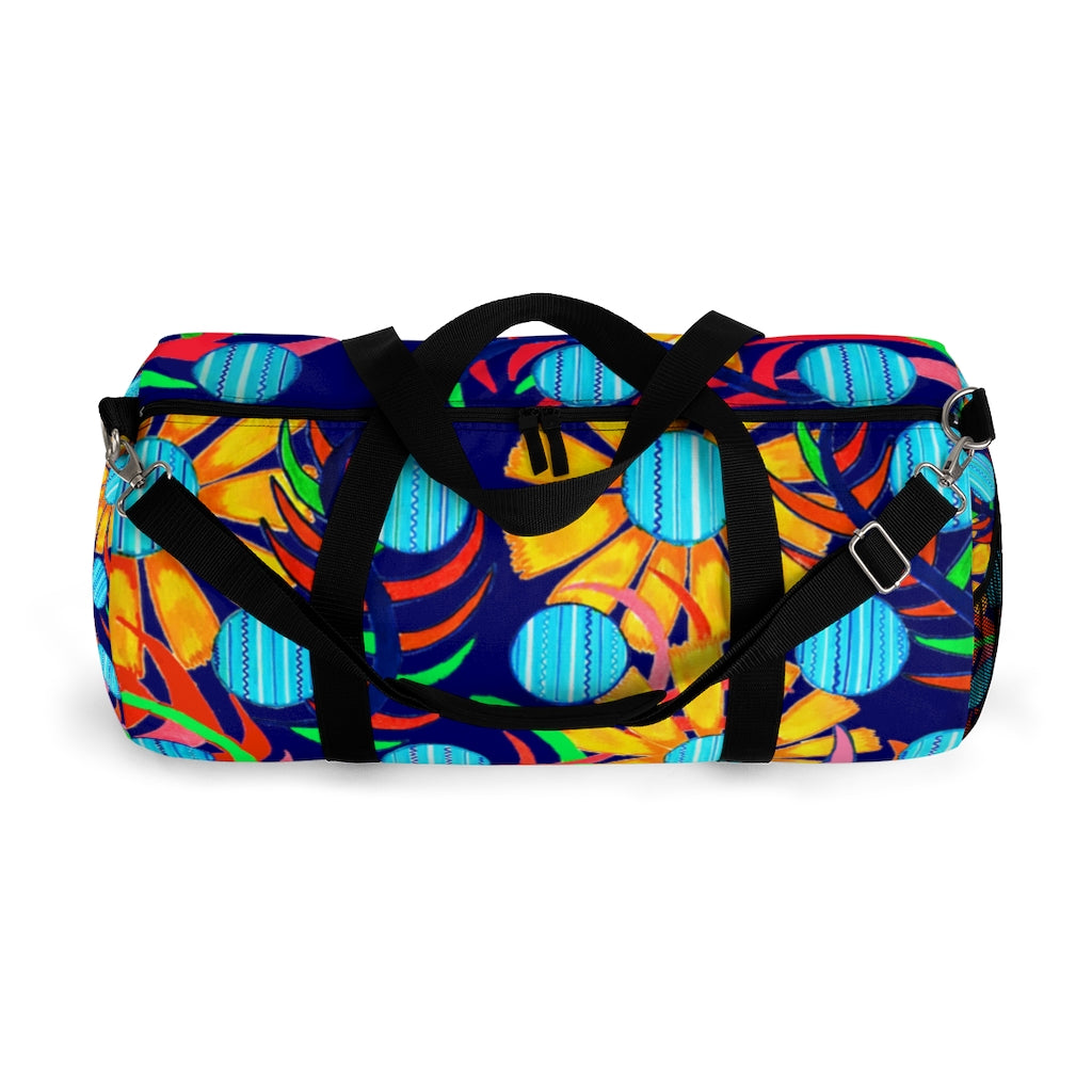 Sunflower Navy Blue Duffel Bag