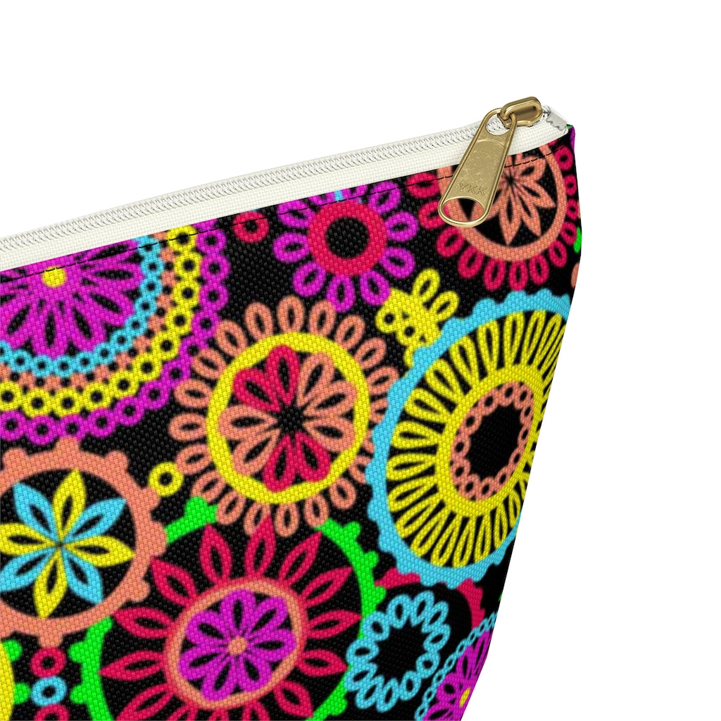 The 70's Vibe Black Accessory Pouch