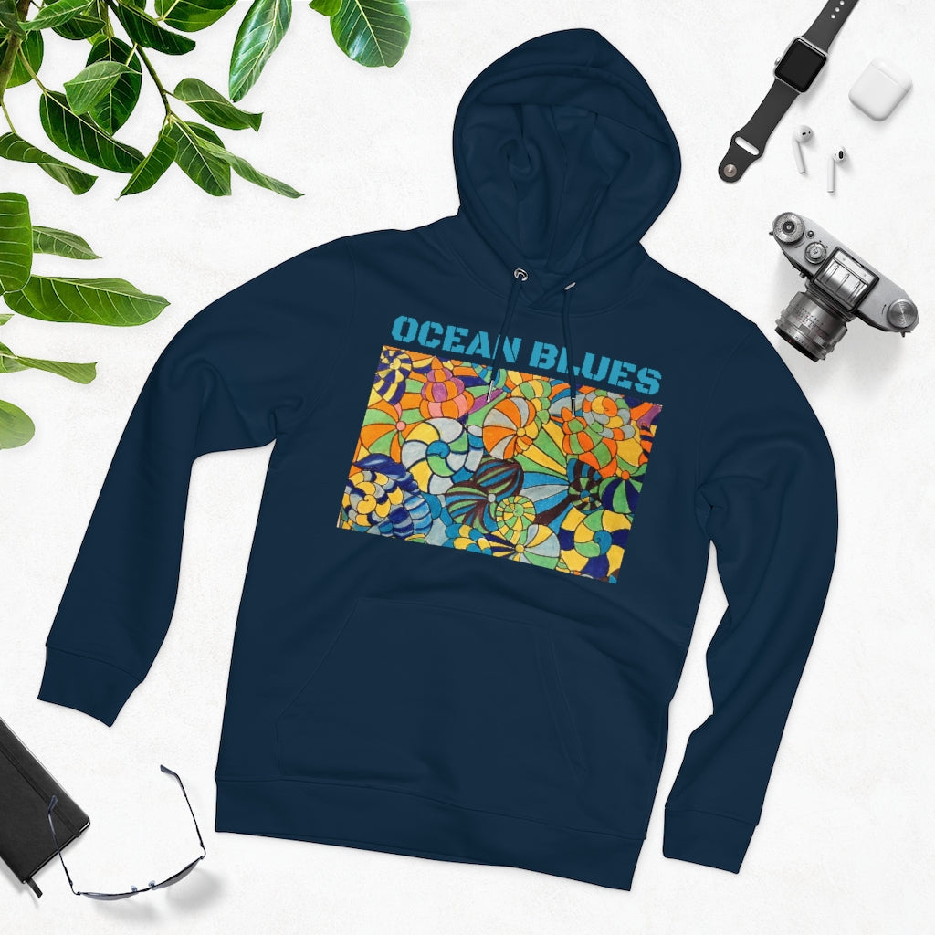 Ocean Blues Unisex Cruiser Organic Hoodie