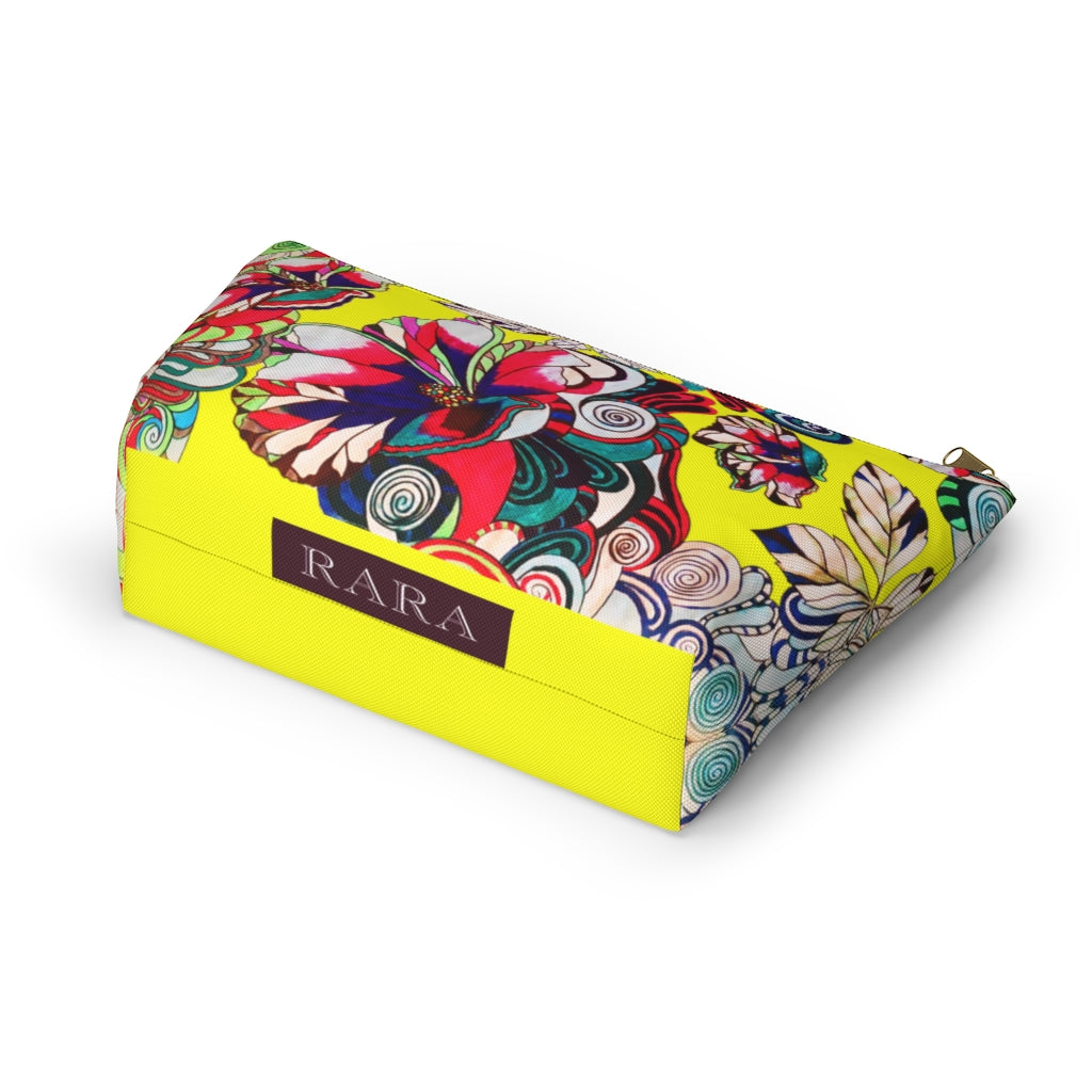Floral Pop Canary Accessory Pouch