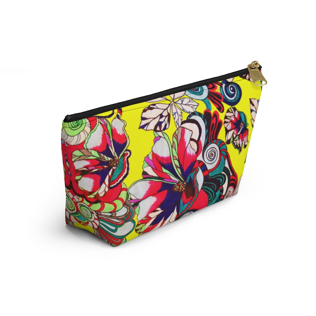 Floral Pop Canary Accessory Pouch