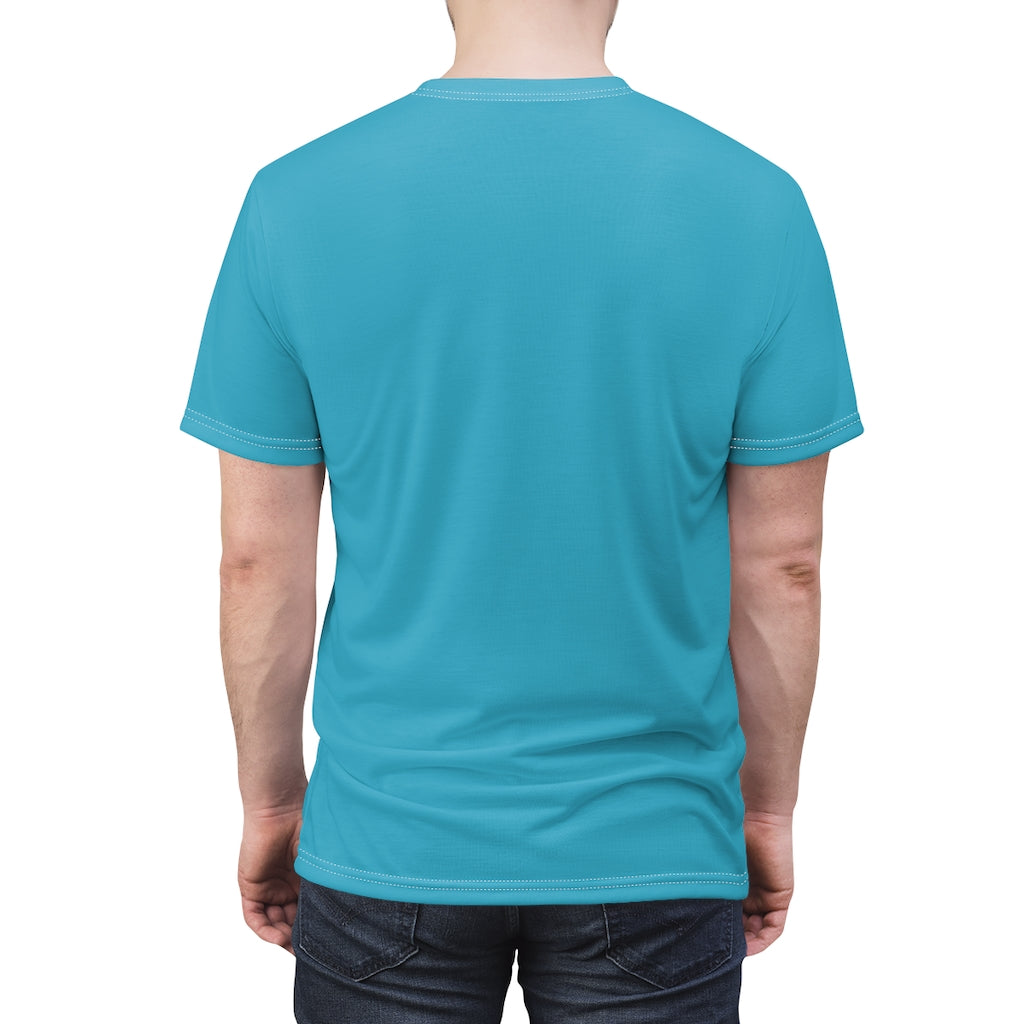 Menswear Aqua AOP Blues Tee