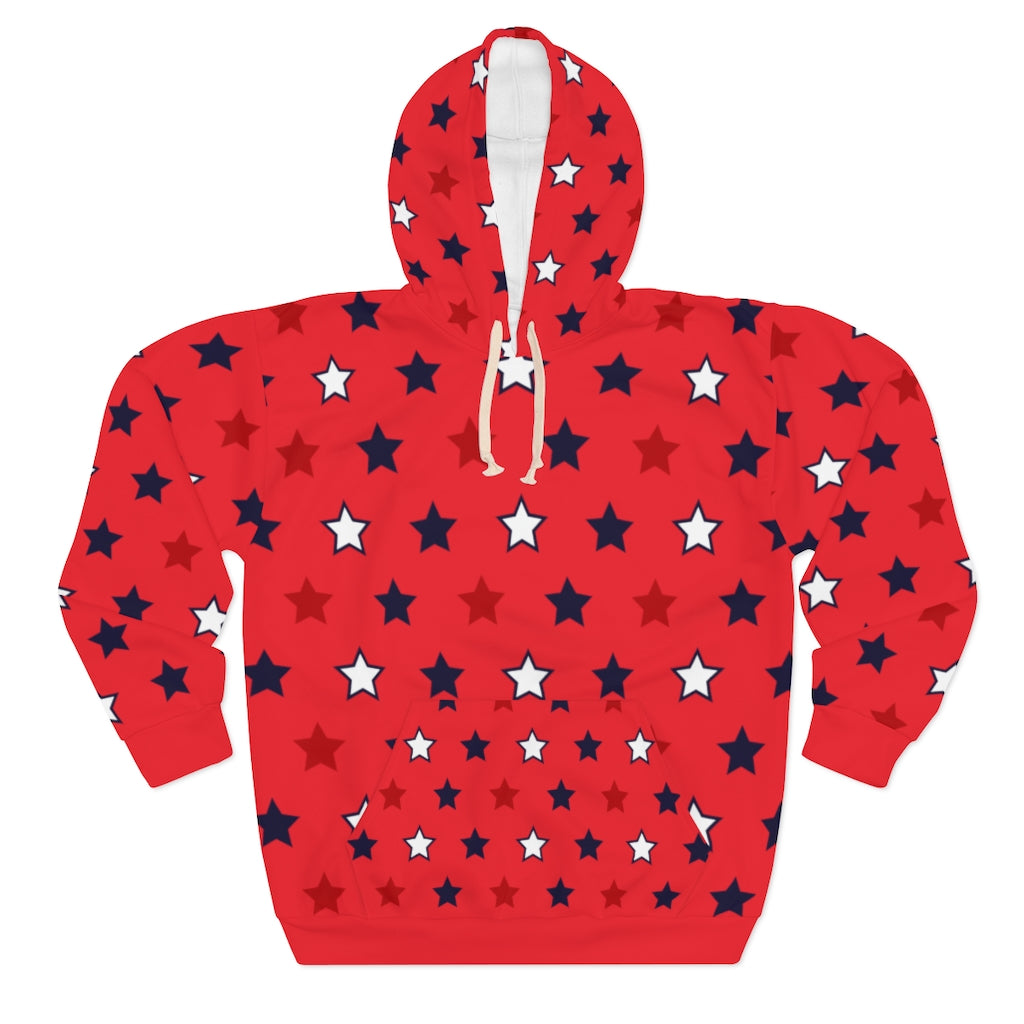 Red Star Lit Pullover Hoodie