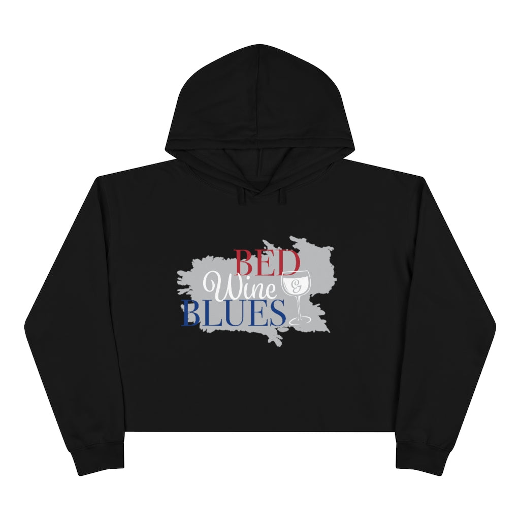 Bed & Wine Crop Hoodie
