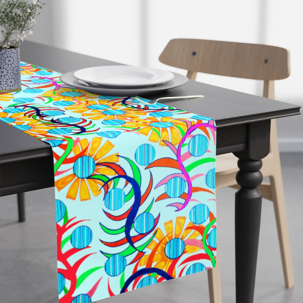 Sunflower Icy Table Runner