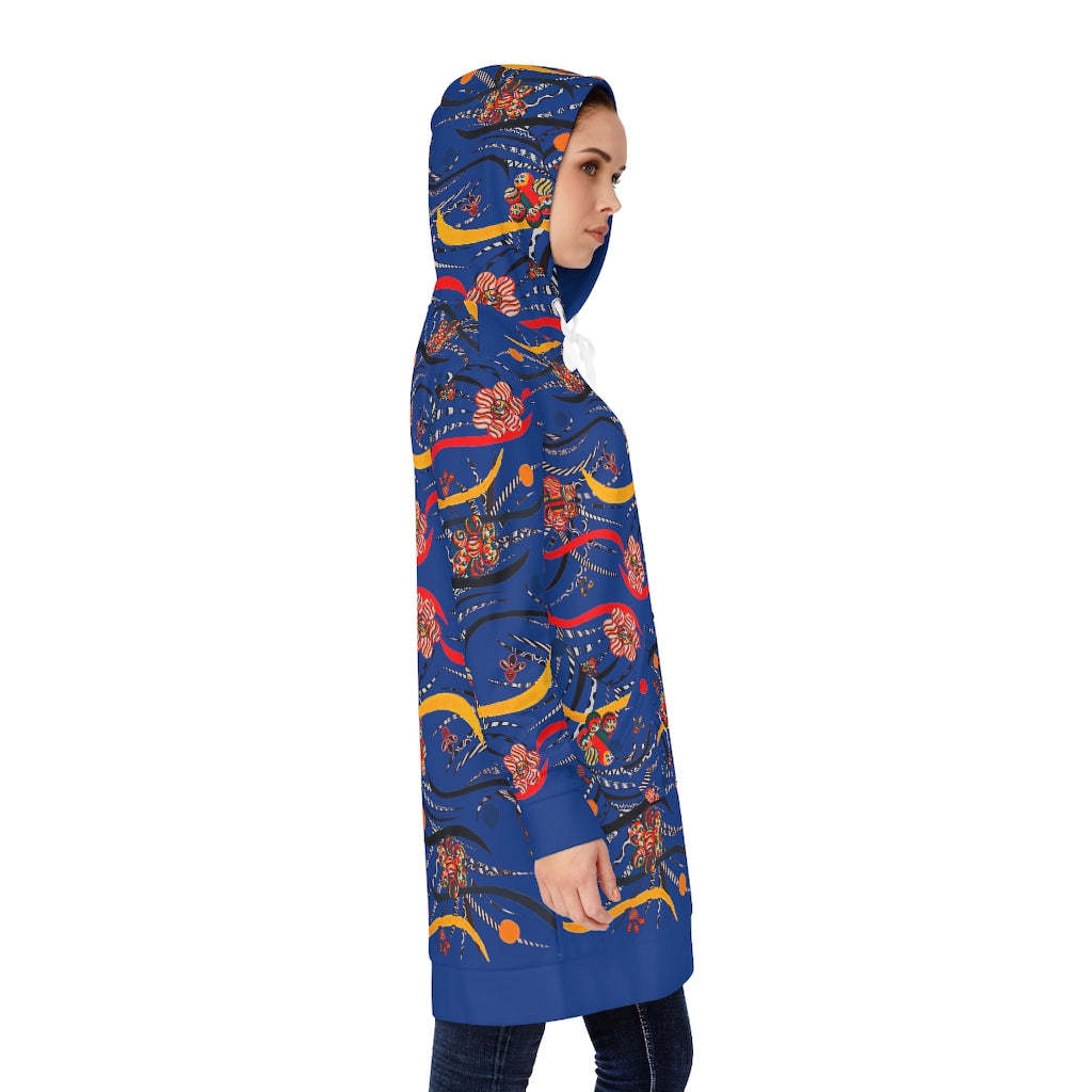 Blue Wilderness Hoodie Dress (AOP)