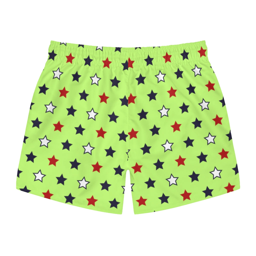 Men's Starboy Lime Swimming Trunks