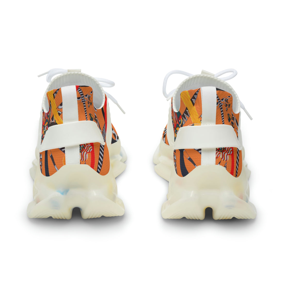 Peach Wildly Wicked OTT Men's Mesh Knit Sneakers