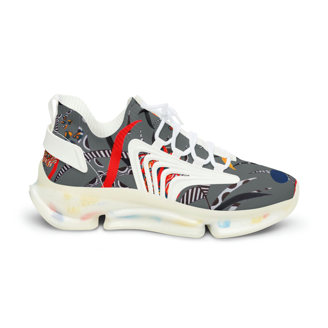 Ash Grey Wildly Wicked OTT Men's Mesh Knit Sneakers
