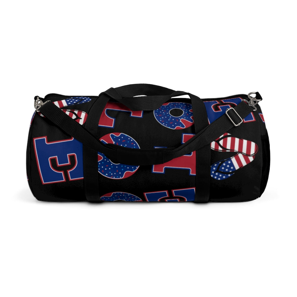 American Love Black Duffel Bag