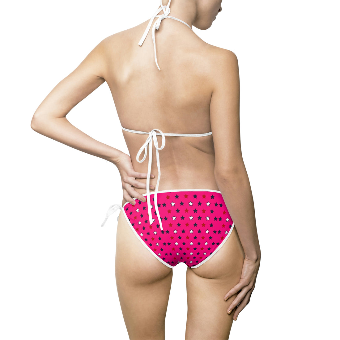 Hot Pink Starry Bikini