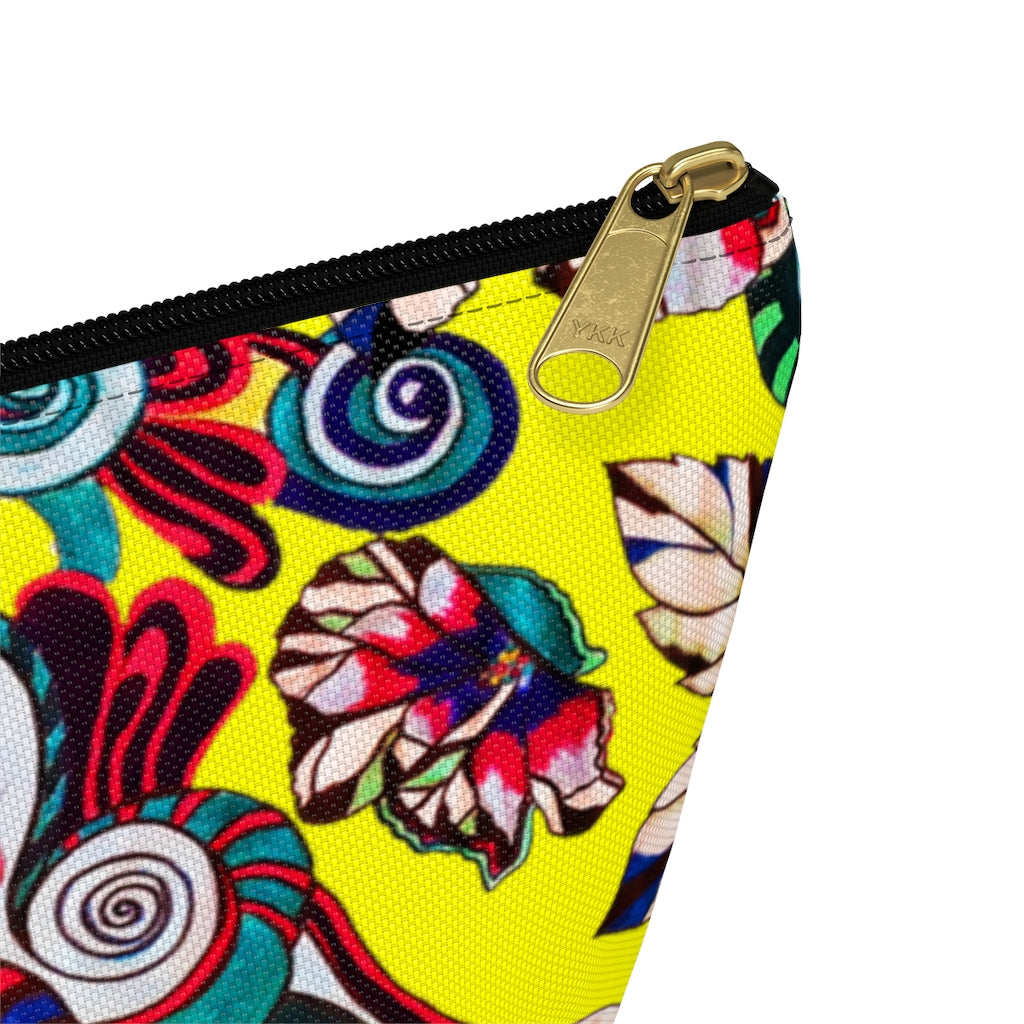Floral Pop Canary Accessory Pouch