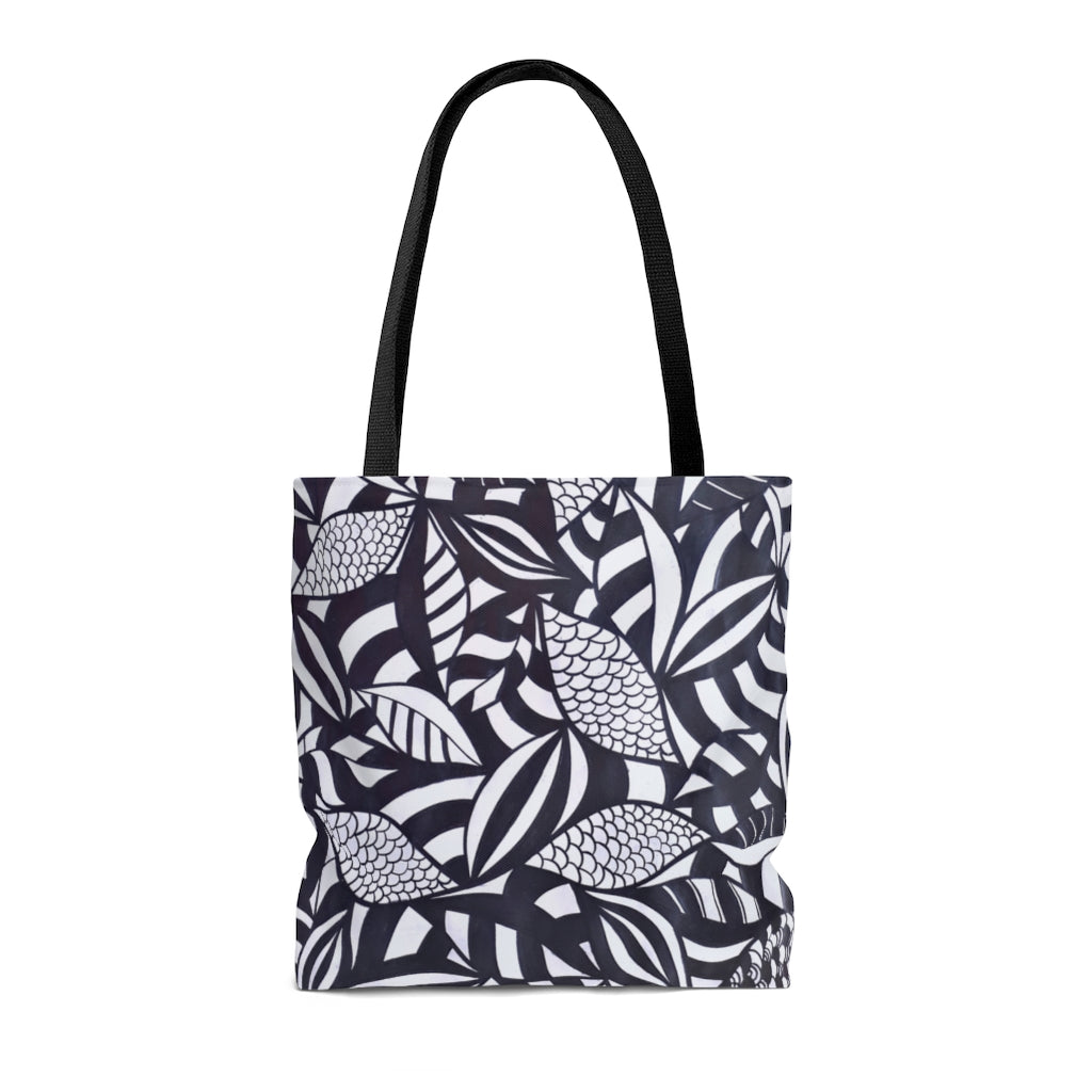 AOP Tropical Minimalist Tote Bag