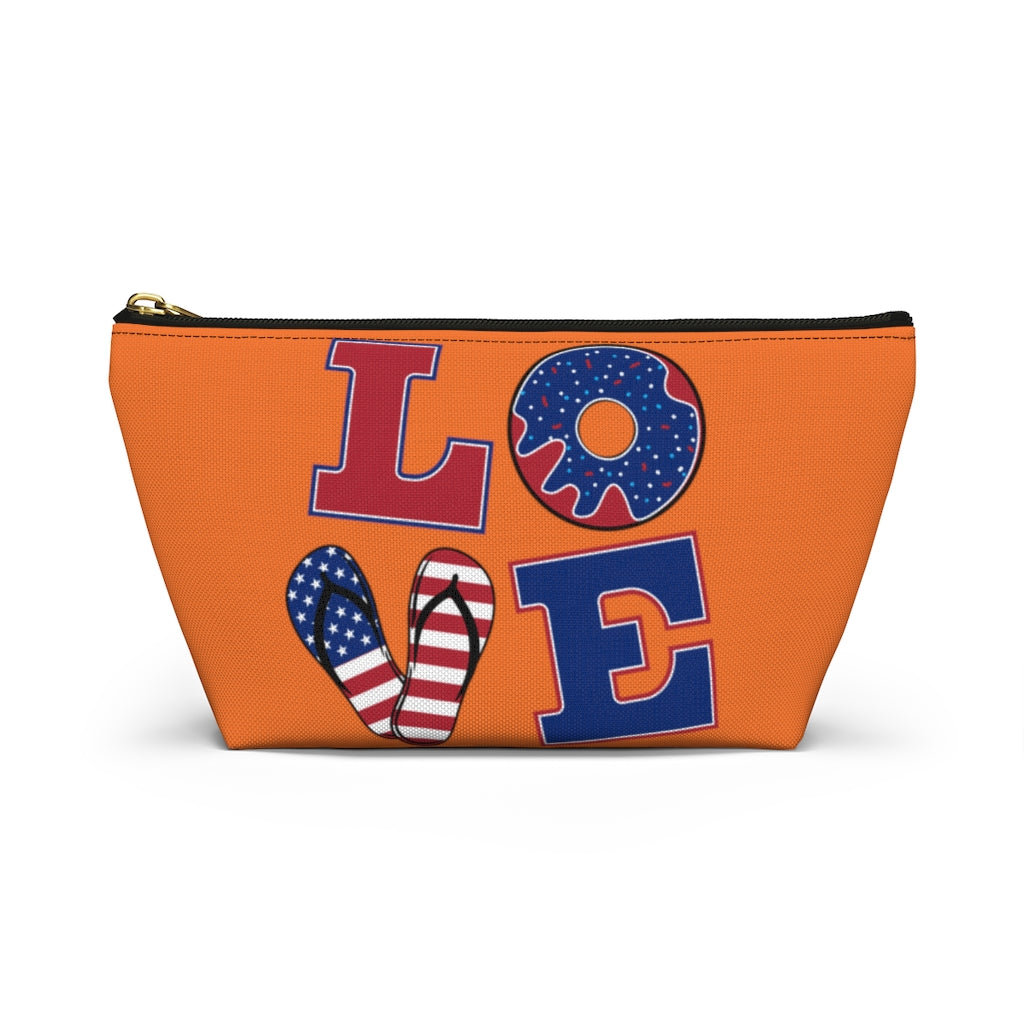 Love Orange Accessory Pouch