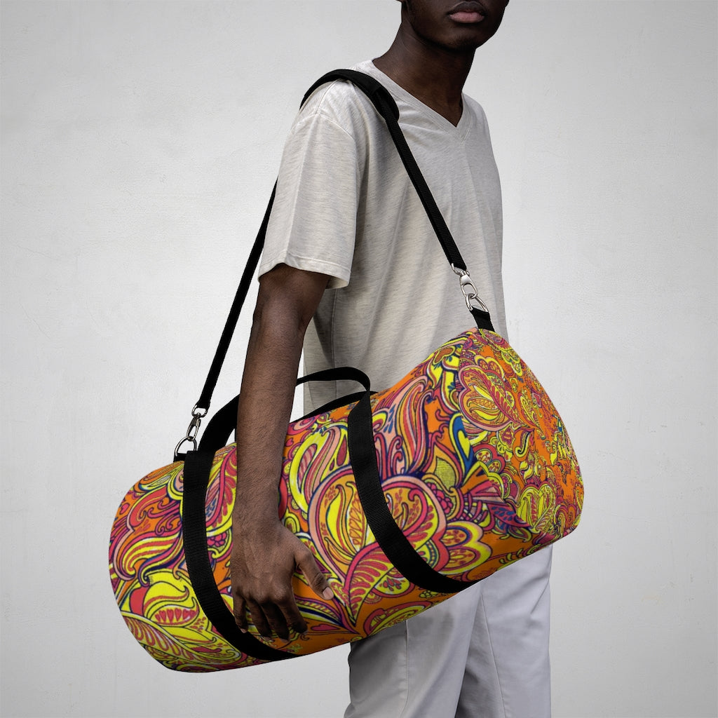 Paisley Hearts Duffel Bag