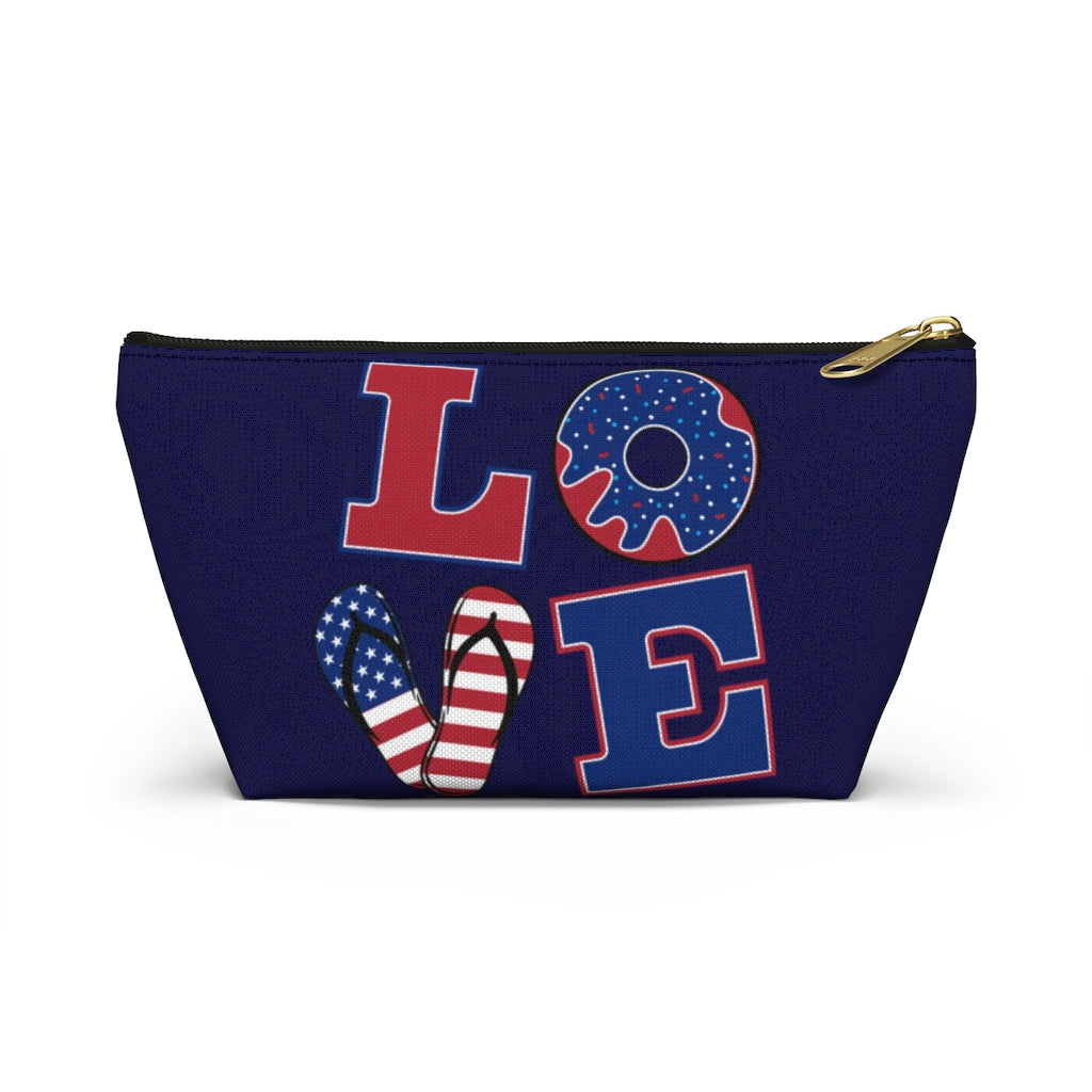 Love Navy Accessory Pouch